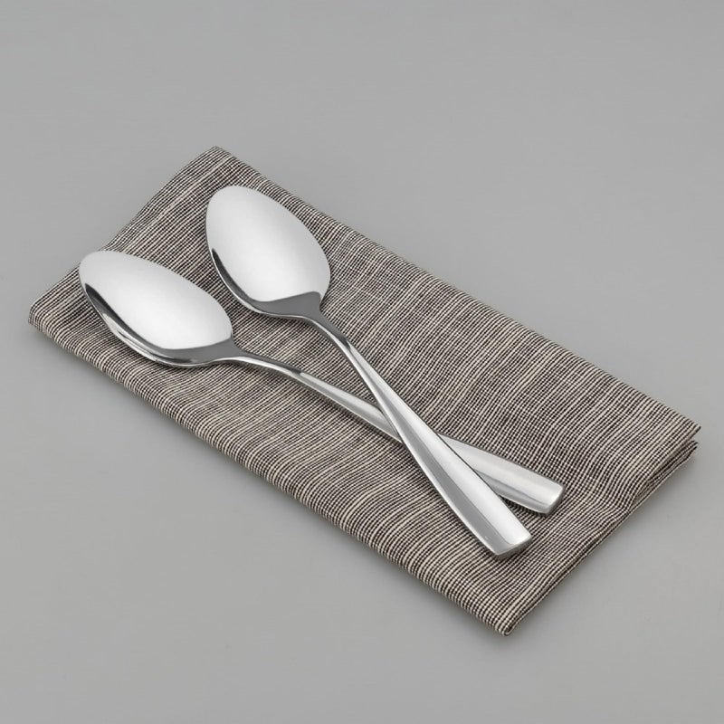 HOMMP 16-Piece Stainless Steel Dessert Spoons - Image 4